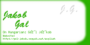 jakob gal business card